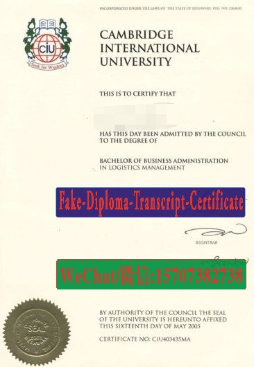 Best Fake Cambridge International University Diploma