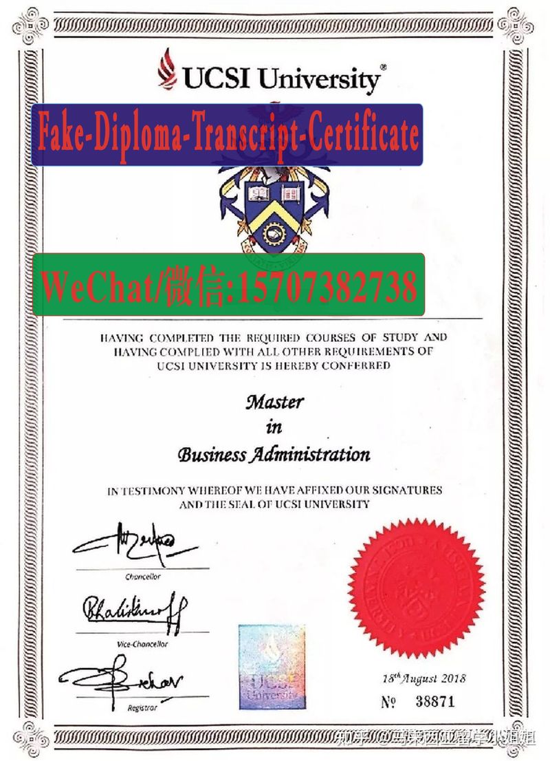 Best Fake UCSI University Diploma