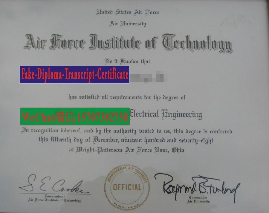 Buy Air Force Institute of Technology Diploma Online