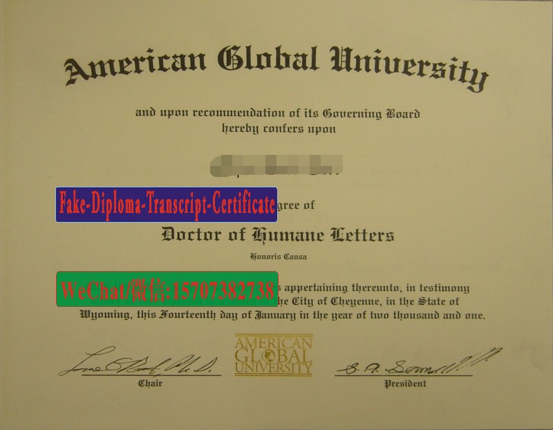 Buy American Global University Diploma Online