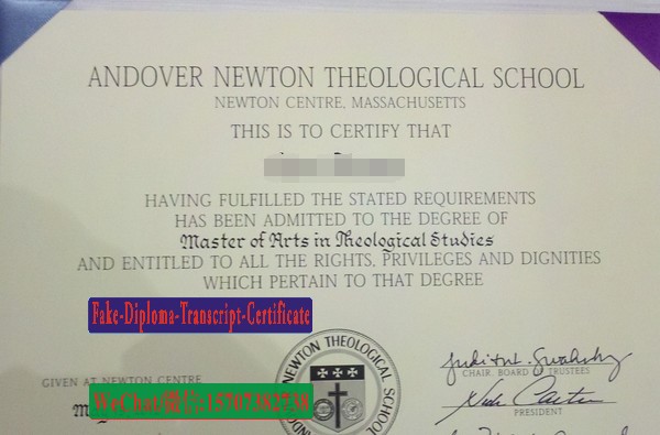 Buy Andover Newton Theological School Diploma Online