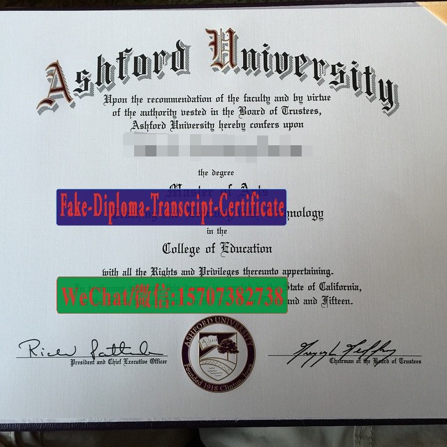 Buy Ashford University Diploma Online