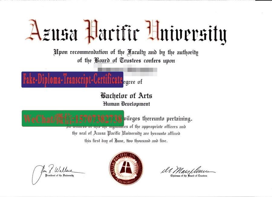 Buy Azusa Pacific University Diploma Online