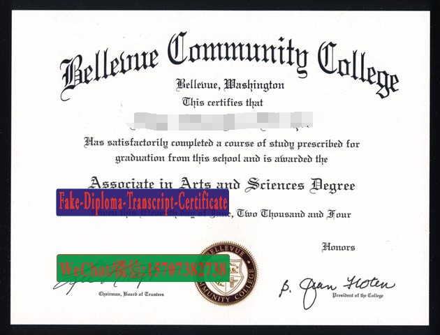 Buy Bellevue Community College Diploma Online