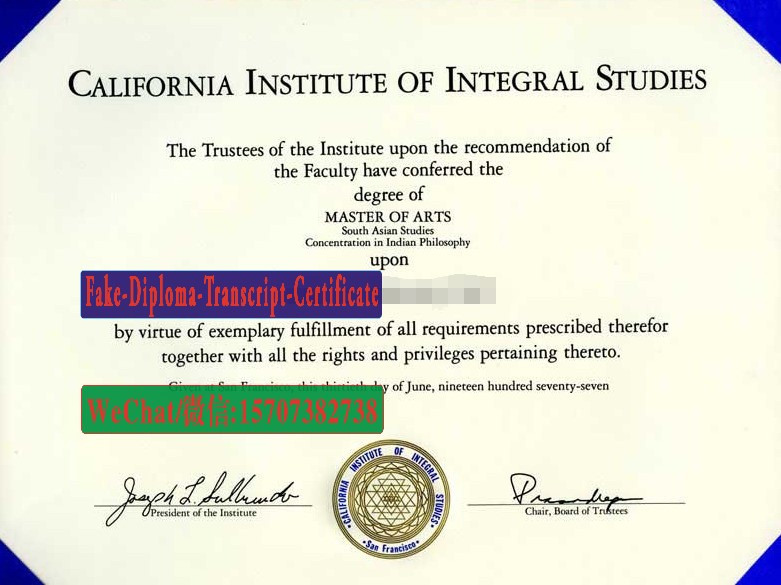 Buy California Institute of Integral Studies Diploma Online