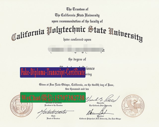 Buy California Polytechnic State University Diploma Online