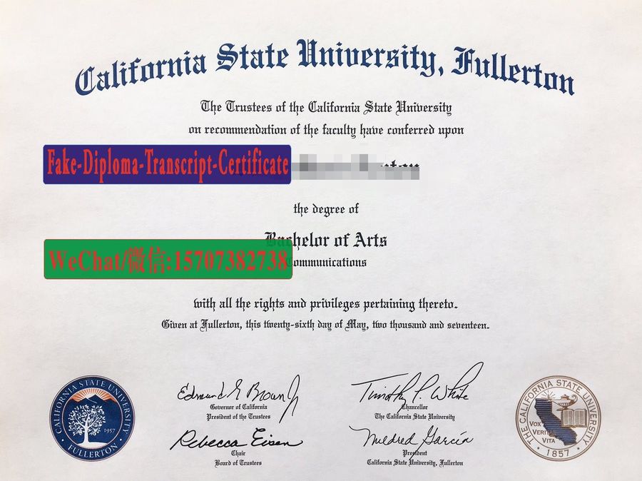 Buy California State University Fullerton Diploma Online1