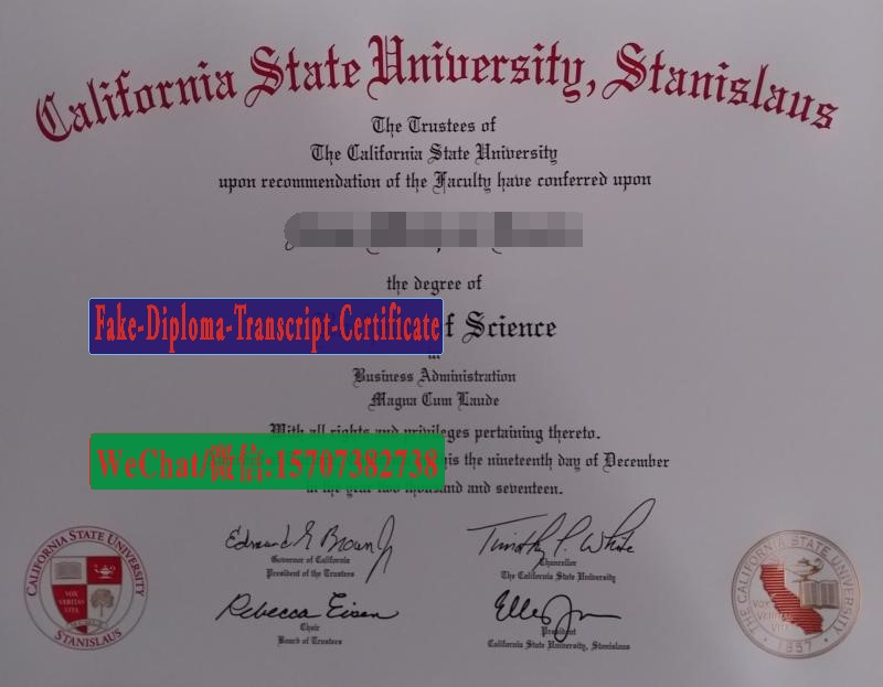 Buy California State University Stanislaus Diploma Online