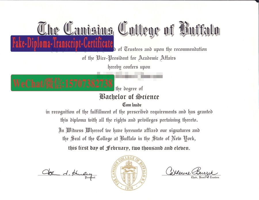 Buy Canisius College Diploma Online