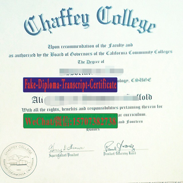 Buy Chaffey College Diploma Online