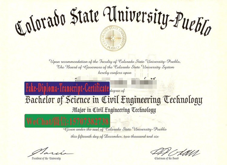 Buy Colorado State University Pueblo Diploma Online