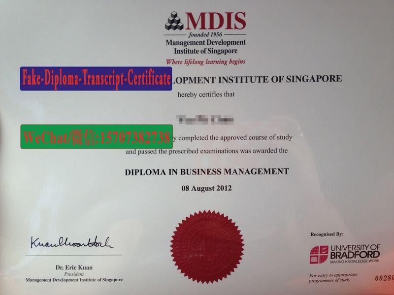 Buy Fake Management Development Institute of Singapore Diploma degree