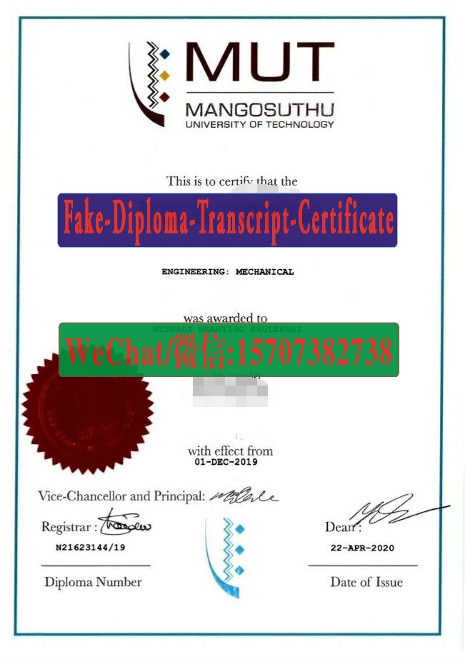 Buy Fake Mangosuthu University of Technology Diploma Online