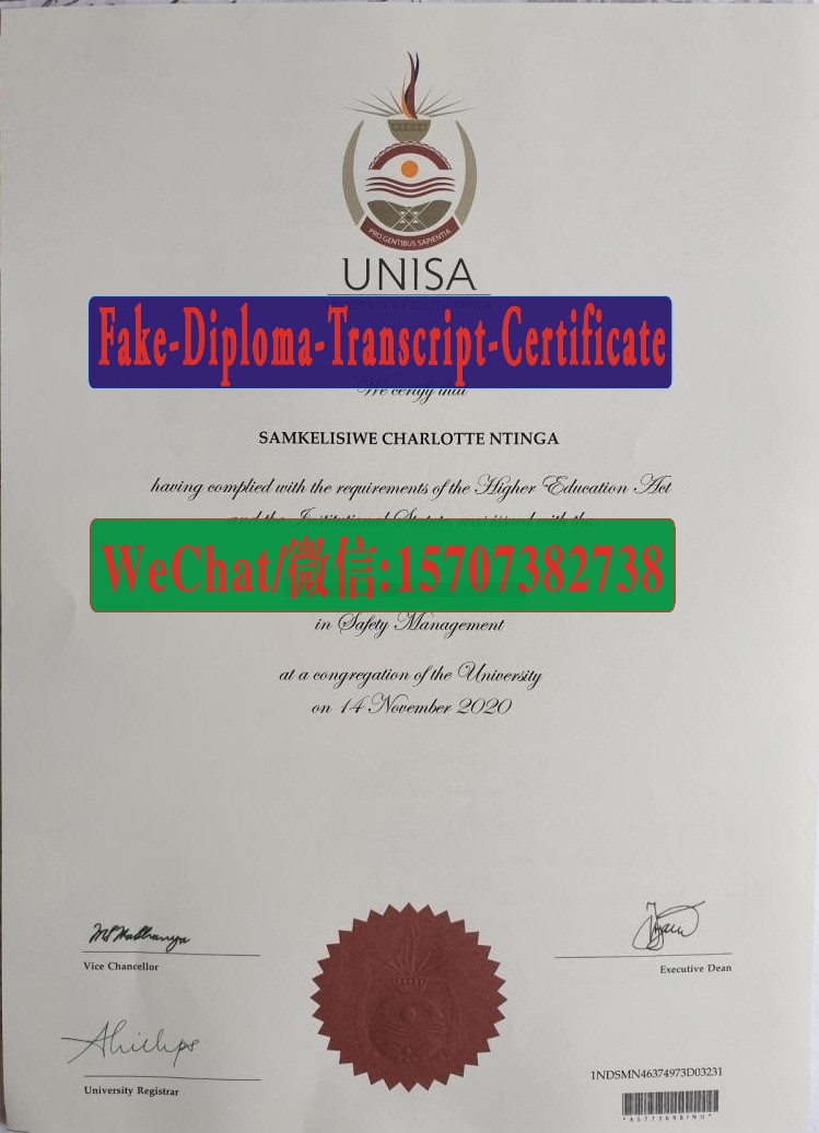 Buy Fake University of South Africa Diploma Online