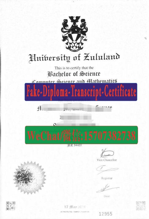 Buy Fake University of Zululand Diploma Online