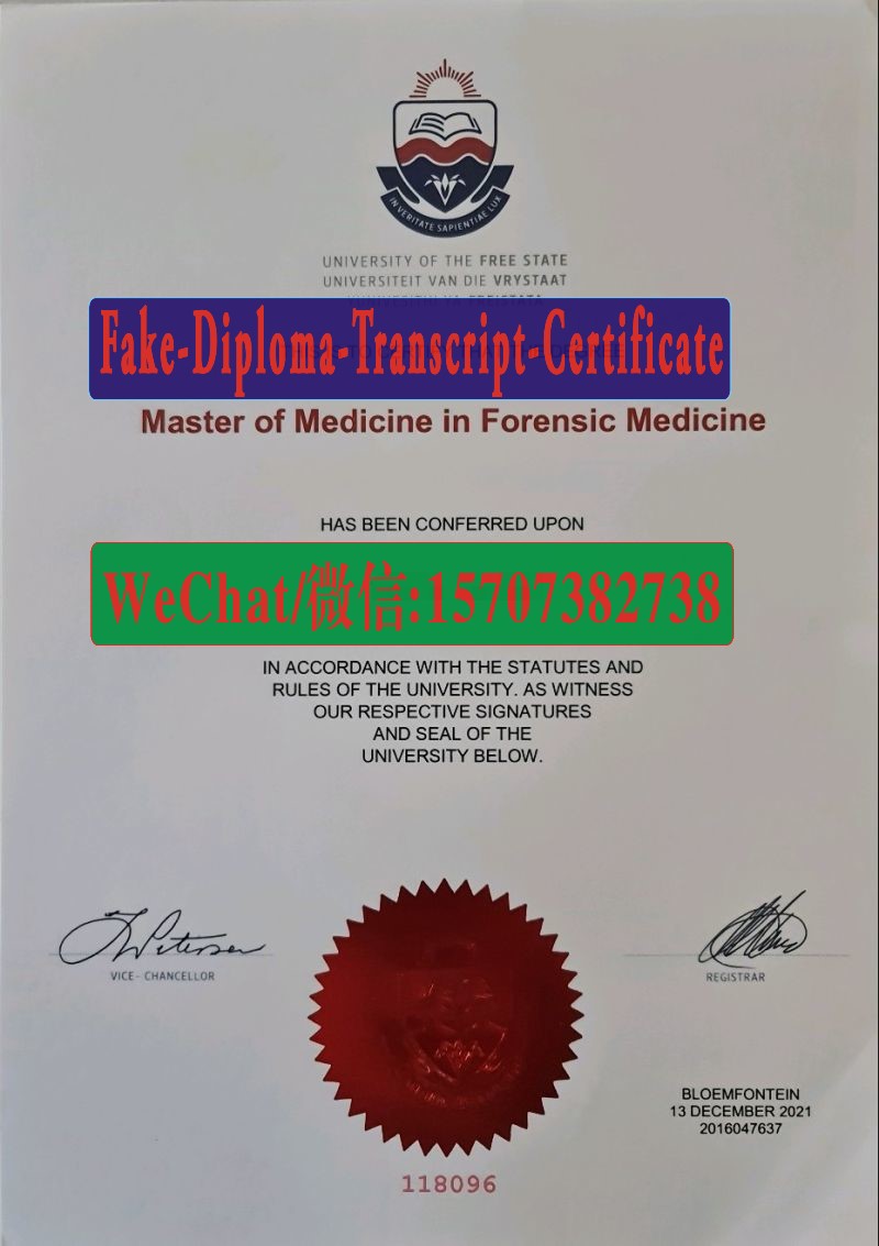 Buy Fake University of the Free State Diploma Online