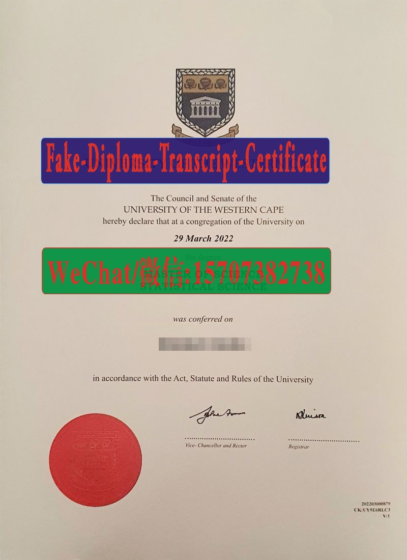 Buy Fake University of the Western Cape Diploma Online