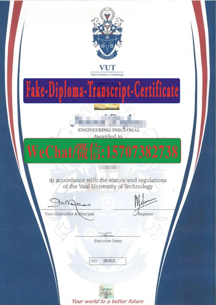 Buy Fake Vaal University of Technology Diploma Online