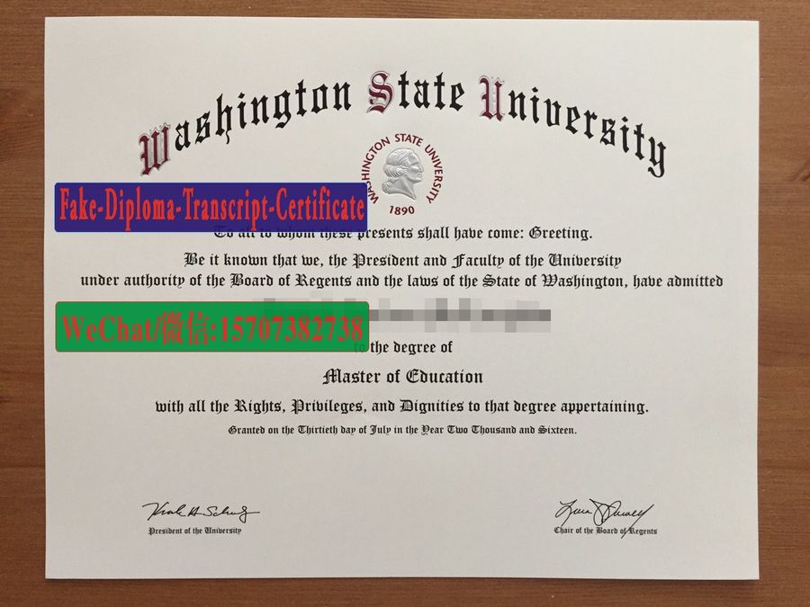 Buy Washington State University Diploma Online