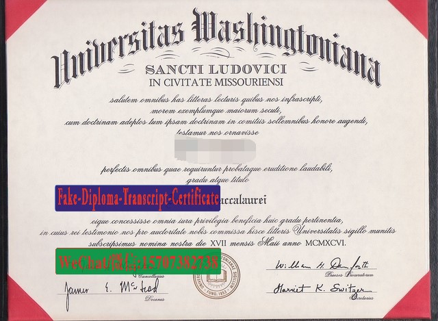 Buy Washington University in St Louis Diploma Online