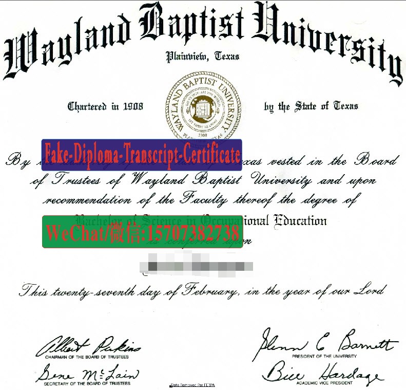 Buy Wayland Baptist University Diploma Online