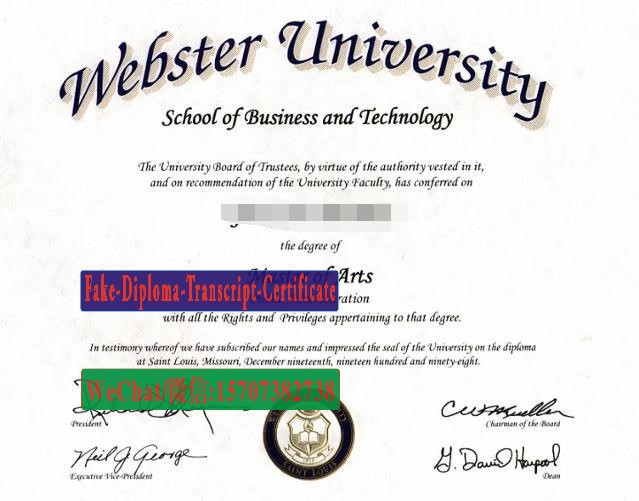 Buy Webster University Diploma Online