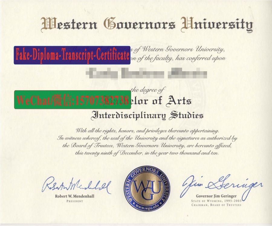 Buy Western Governors University Diploma Online