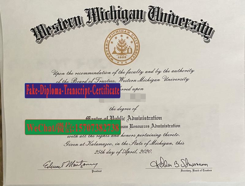 Buy Western Michigan University Diploma Online