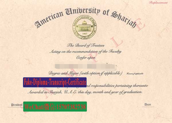 Buy american university of sharjah Diploma Online