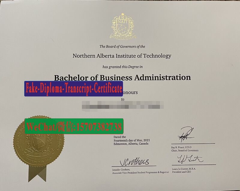 Buy fake Northern Alberta Institute of Technology Diploma