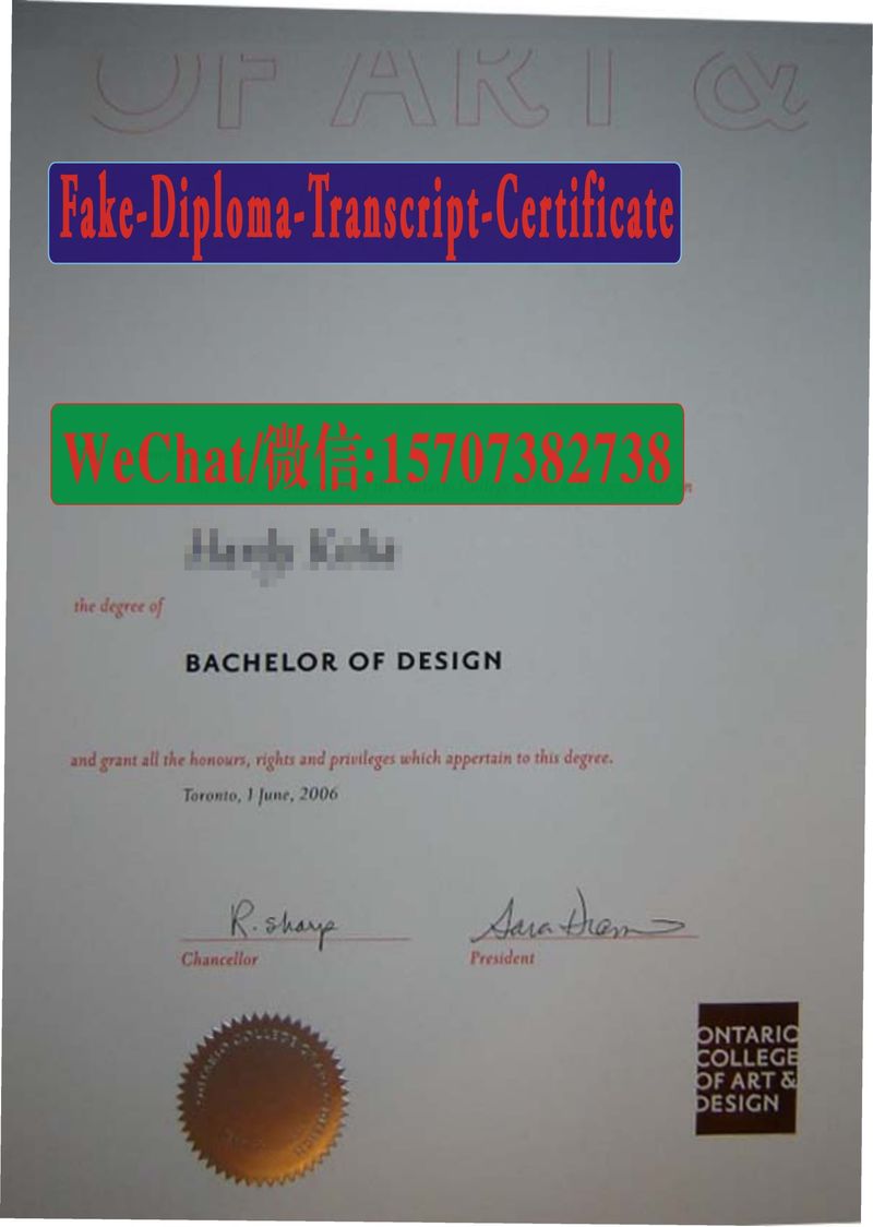 Buy fake OntarioCollege of Art Design Diploma