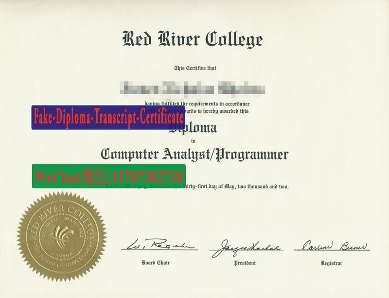 Buy fake Red River College Diploma