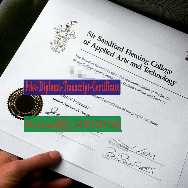 Buy fake Sir Sandford Fleming College of Applied Arts and Technology Diploma