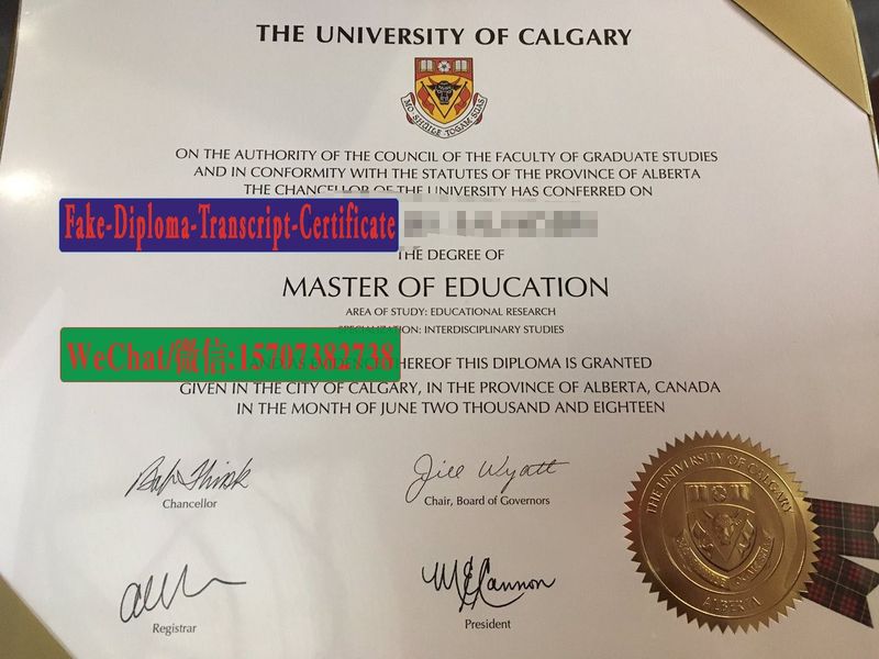 Buy fake University of Calgary Diploma