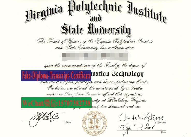 Buy virginia polytechnic Institute and state University Diploma Online