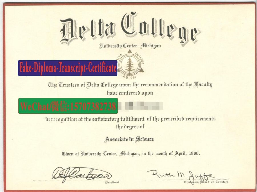 Fake Delta College Diploma Makers