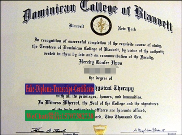 Fake Dominican College of Blauvelt Diploma Makers