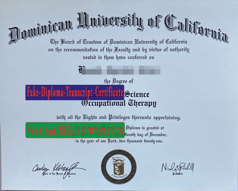 Fake Dominican University of California Diploma Makers