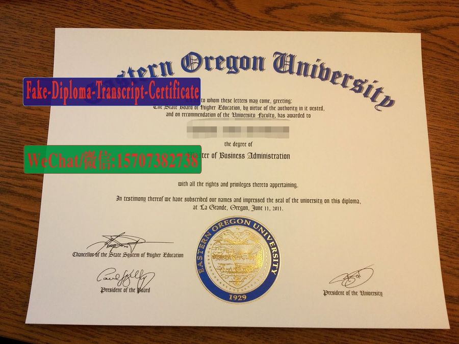 Fake Eastern Oregon University Diploma Makers