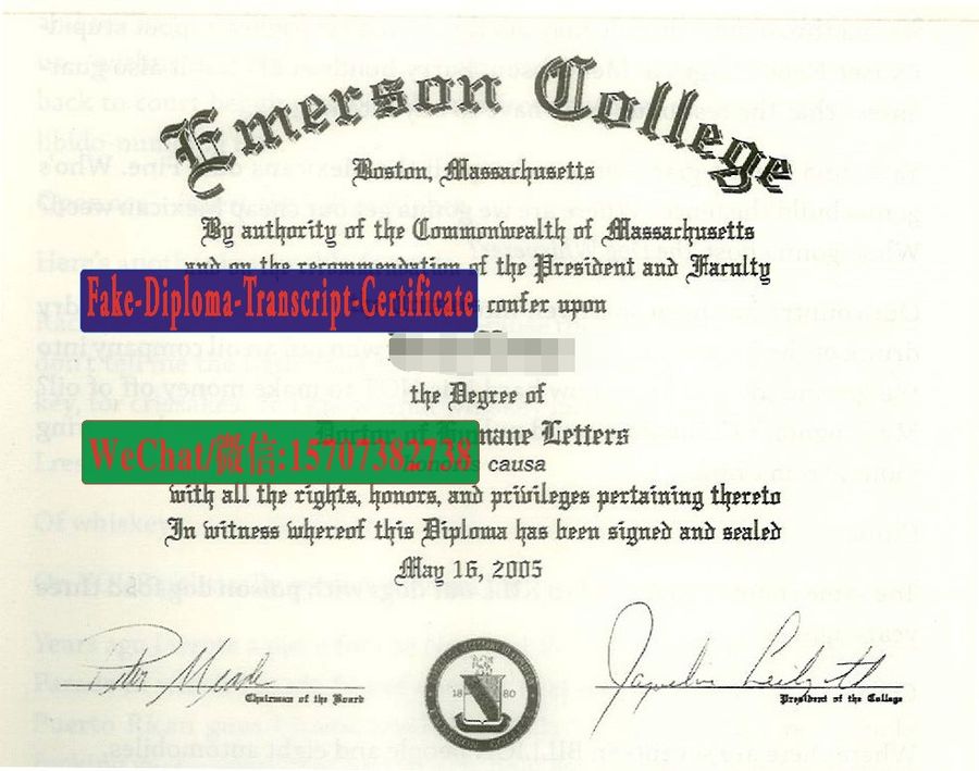 Fake Emerson College Diploma Makers