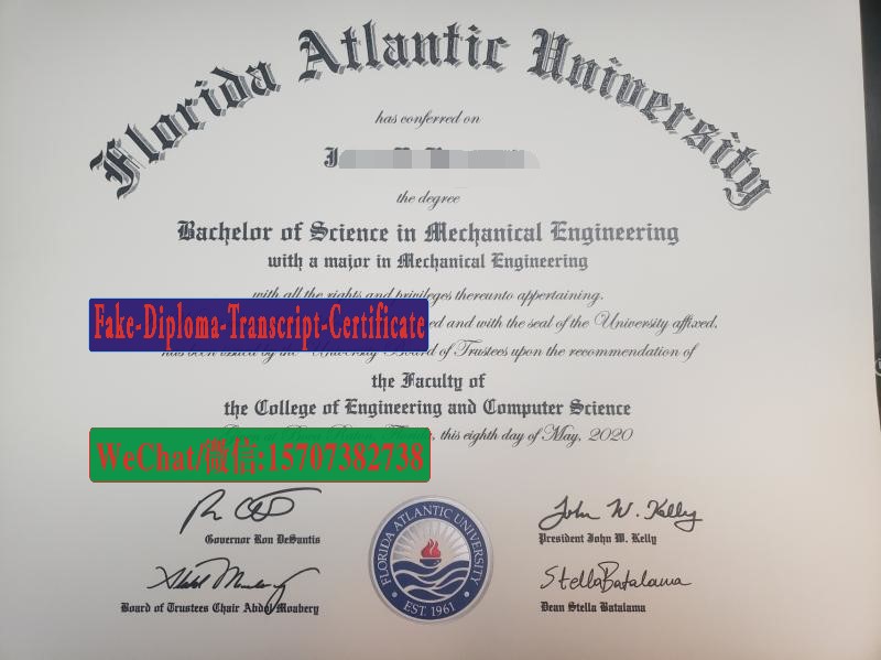 Fake Florida Atlantic University Diploma Makers