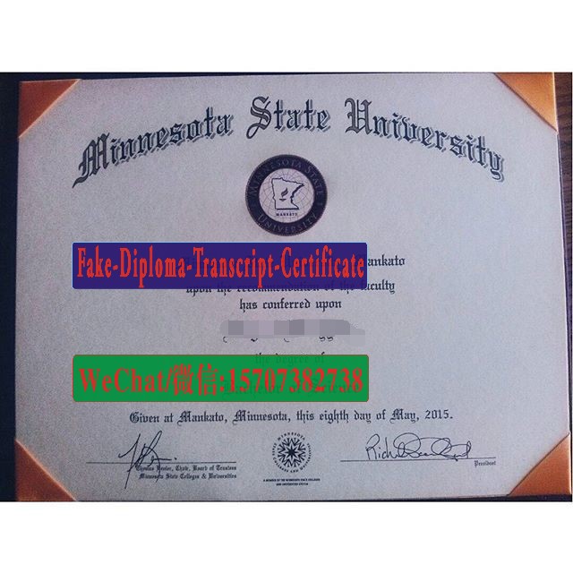 Fake Minnesota State University Mankato Diploma Degree