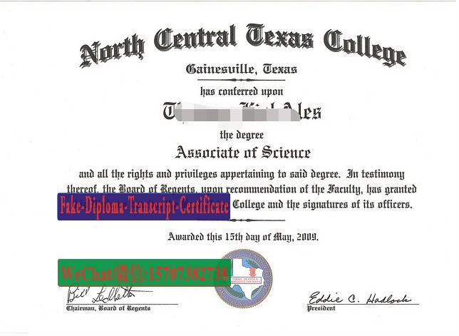 Fake North Central Texas College Diploma Degree