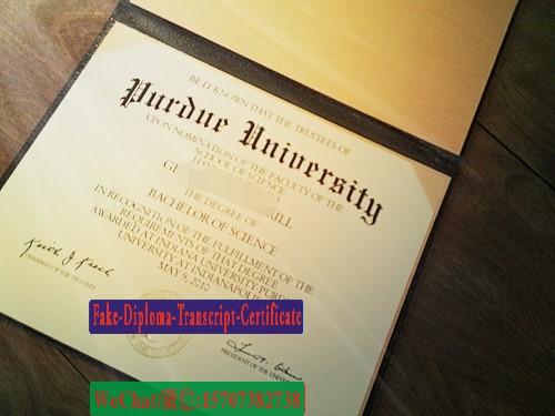 Fake Purdue University West Lafayette Diploma Degree