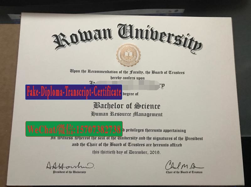 Fake Rowan University Diploma Degree