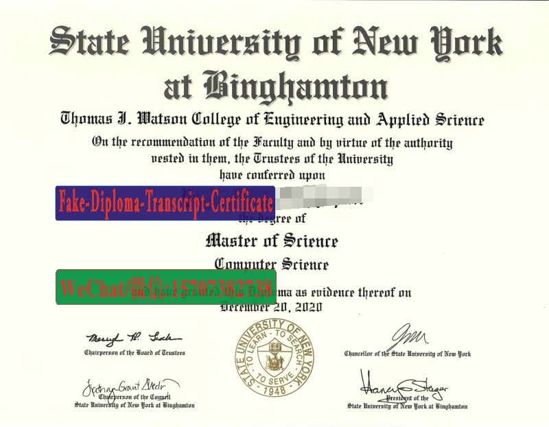 Fake SUNY Binghamton Diploma Makers