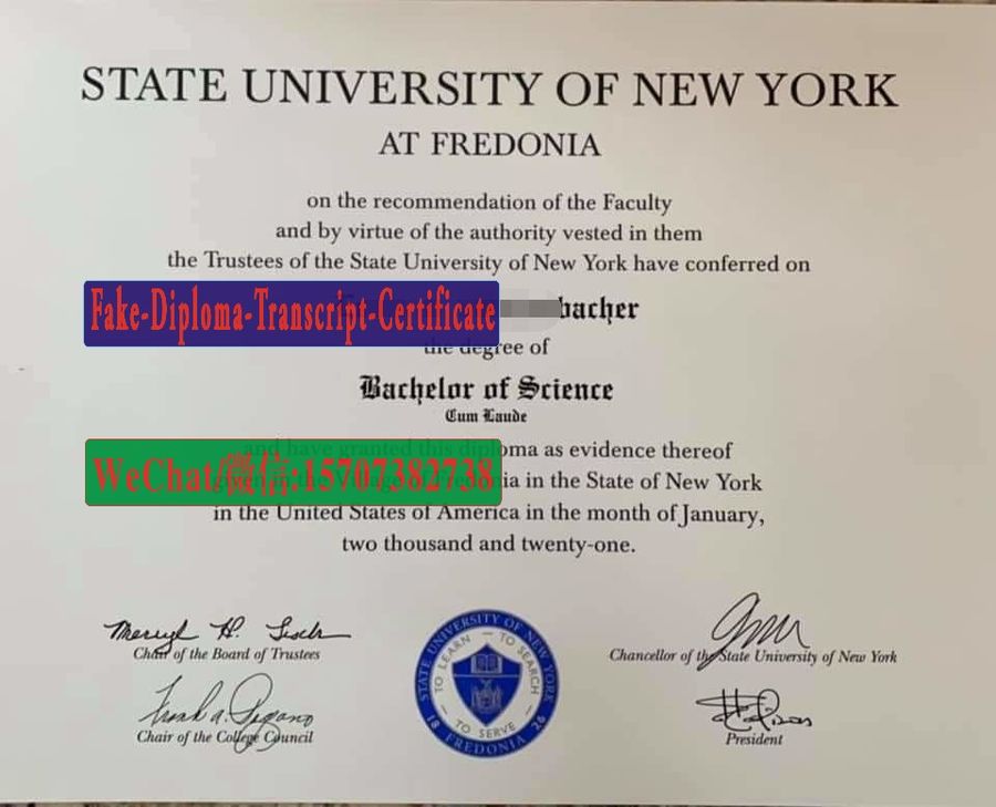 Fake SUNY Fredonia Diploma Makers