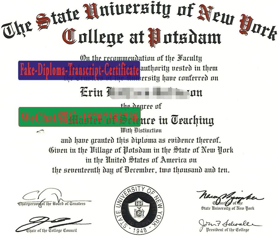 Fake SUNY Potsdam Diploma Makers