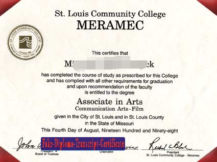 Fake Saint Louis Community College Diploma Degree