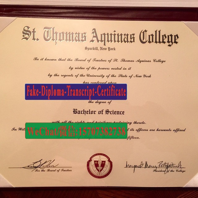 Fake Saint Thomas Aquinas College Diploma Degree